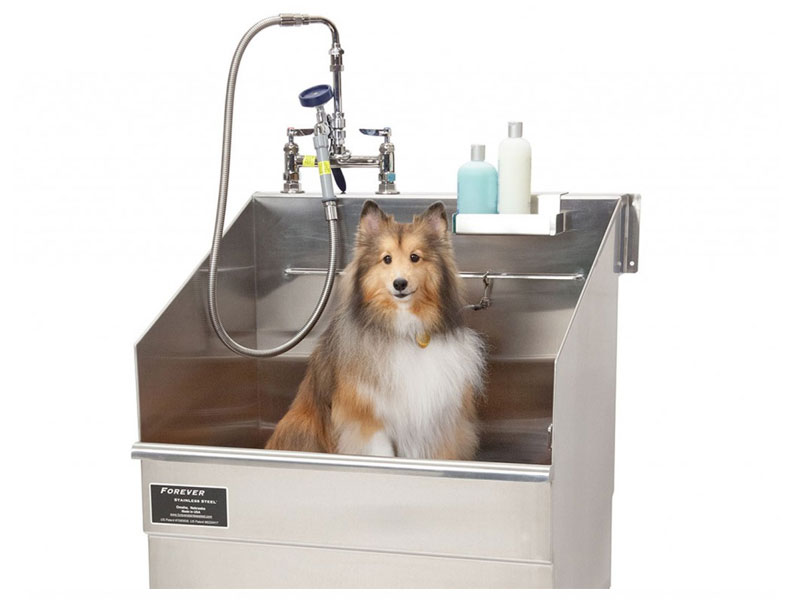 Groomer's Best Large Stainless Steel Dog Grooming Bath Tub on SALE